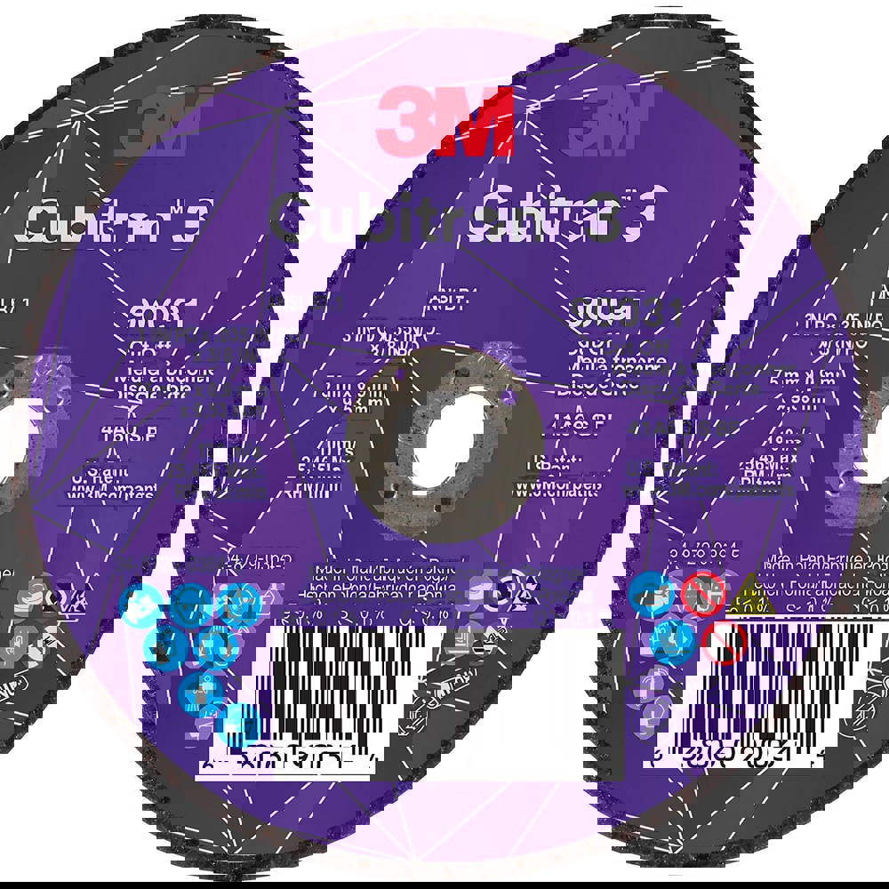 Cutoff Wheels; Wheel Diameter (Inch): 3 ; Wheel Thickness (Decimal Inch): 0.0350 ; Hole Size (Inch): 3/8 ; Abrasive Material: Ceramic ; Reinforced: Reinforced ; Grit: 60+