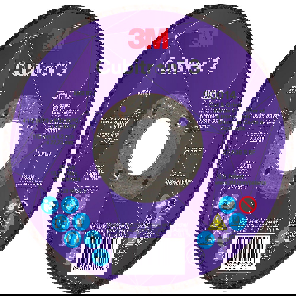 Depressed-Center Wheels; Wheel Diameter (Inch): 4-1/2 ; Wheel Thickness (Inch): 5/32 ; Hole Size: 7/8 (Inch); Wheel Type: Type 27 ; Abrasive Material: Precision Shaped Ceramic ; Grit: 36