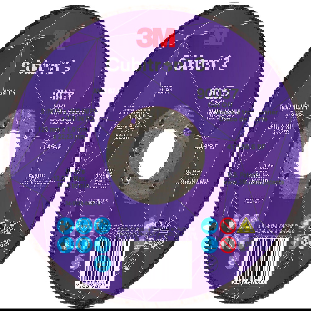 Cutoff Wheels; Wheel Diameter (Inch): 5 ; Wheel Thickness (Decimal Inch): 0.0450 ; Hole Size (Inch): 7/8 ; Abrasive Material: Ceramic ; Reinforced: Reinforced ; Grit: 36+