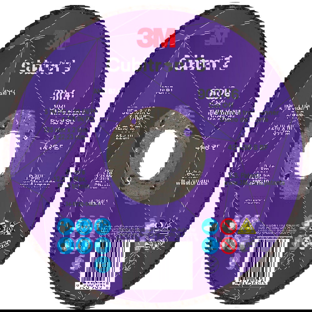 Depressed-Center Wheels; Wheel Diameter (Inch): 5 ; Wheel Thickness (Inch): 0.09 ; Hole Size: 7/8 (Inch); Wheel Type: Type 27 ; Abrasive Material: Precision Shaped Ceramic ; Grit: 36