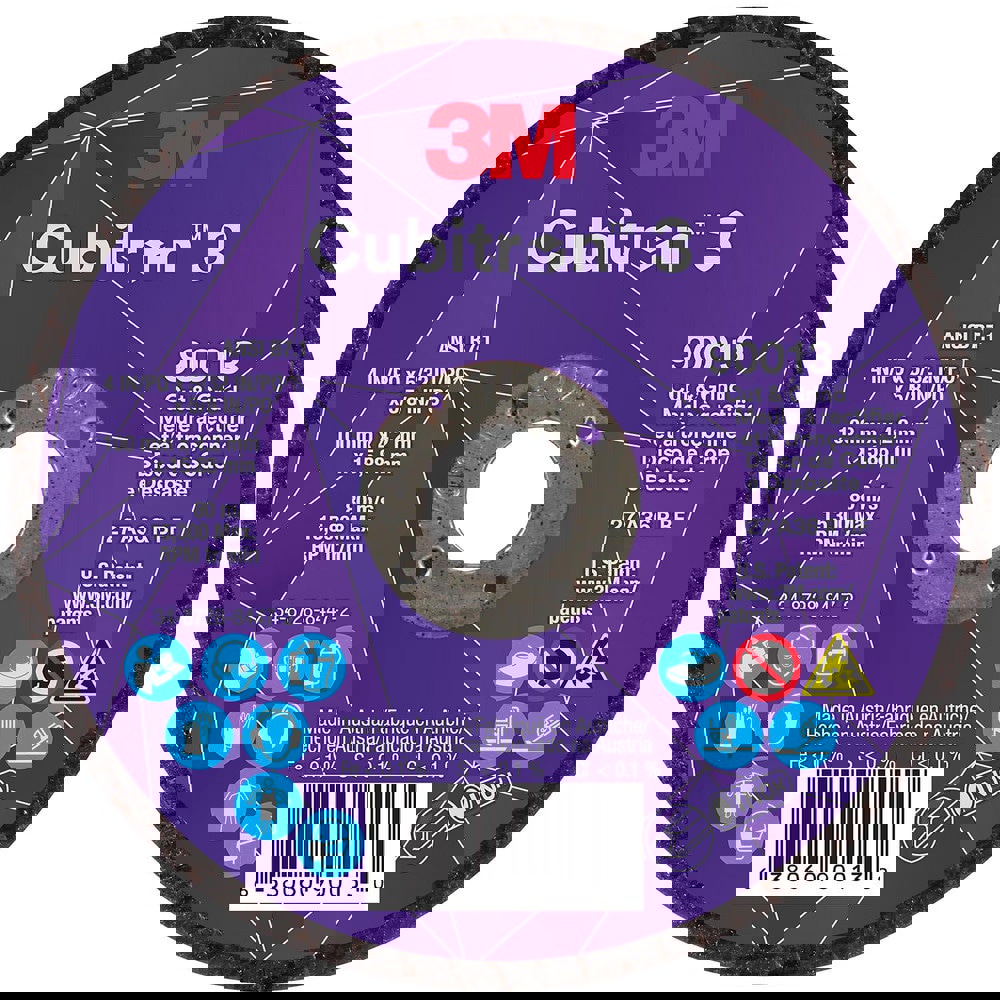 Depressed-Center Wheels; Wheel Diameter (Inch): 4 ; Wheel Thickness (Inch): 5/32 ; Hole Size: 5/8 (Inch); Wheel Type: Type 27 ; Abrasive Material: Precision Shaped Ceramic ; Grit: 36