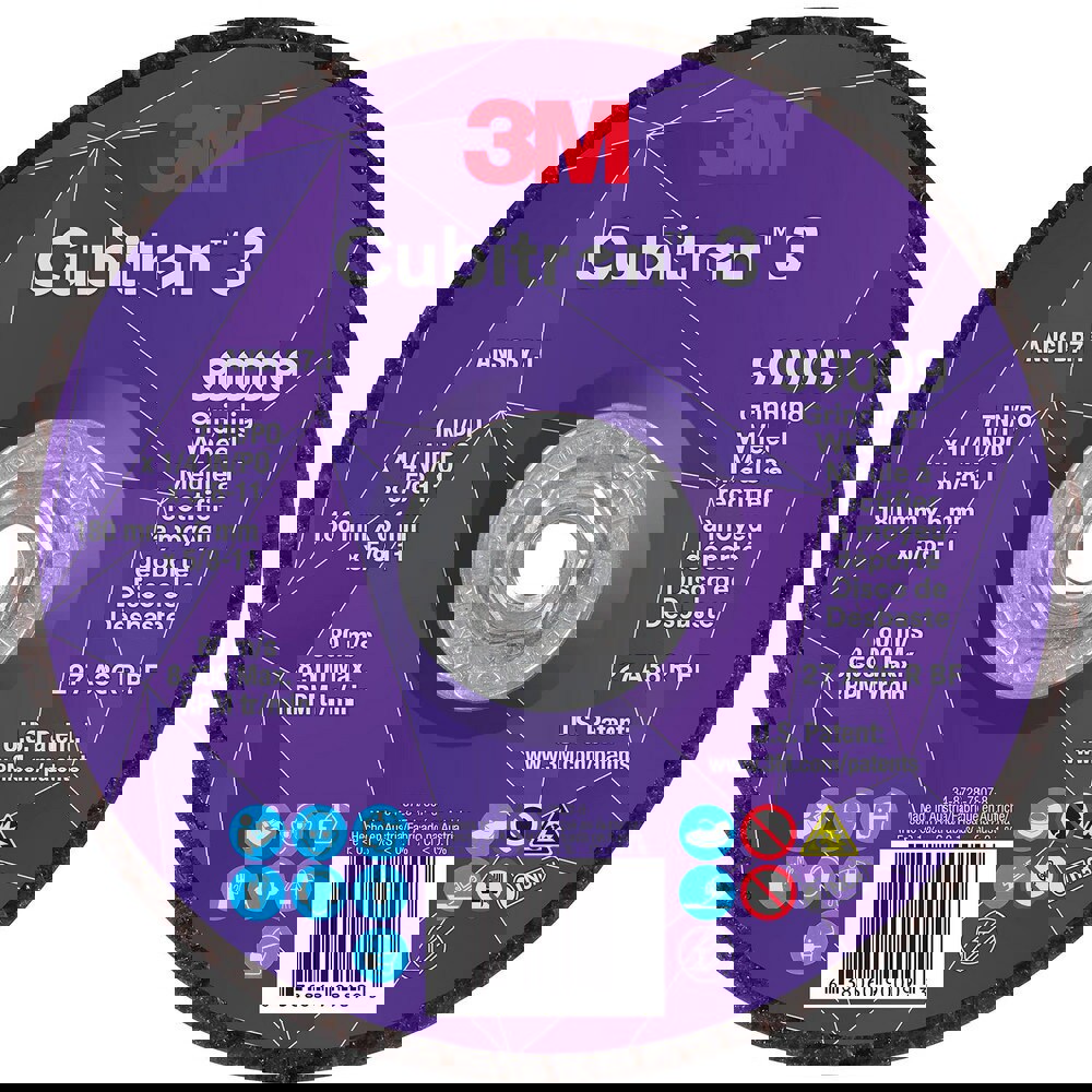 Depressed-Center Wheels; Wheel Diameter (Inch): 7 ; Wheel Thickness (Inch): 1/4 ; Hole Thread Size: 5/8-11 ; Wheel Type: Type 27 ; Abrasive Material: Precision Shaped Ceramic ; Grit: 36