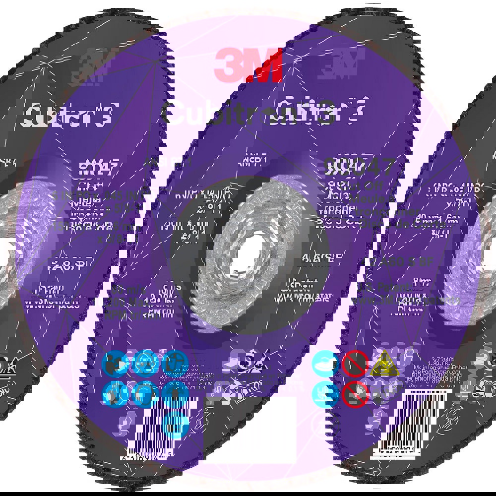 Depressed-Center Wheels; Wheel Diameter (Inch): 6 ; Wheel Thickness (Inch): 0.045 ; Hole Thread Size: 5/8-11 ; Wheel Type: Type 27 ; Abrasive Material: Precision Shaped Ceramic ; Grit: 60