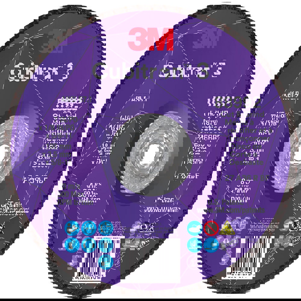Depressed-Center Wheels; Wheel Diameter (Inch): 7 ; Wheel Thickness (Inch): 1/8 ; Hole Thread Size: 5/8-11 ; Wheel Type: Type 27 ; Abrasive Material: Precision Shaped Ceramic ; Grit: 36