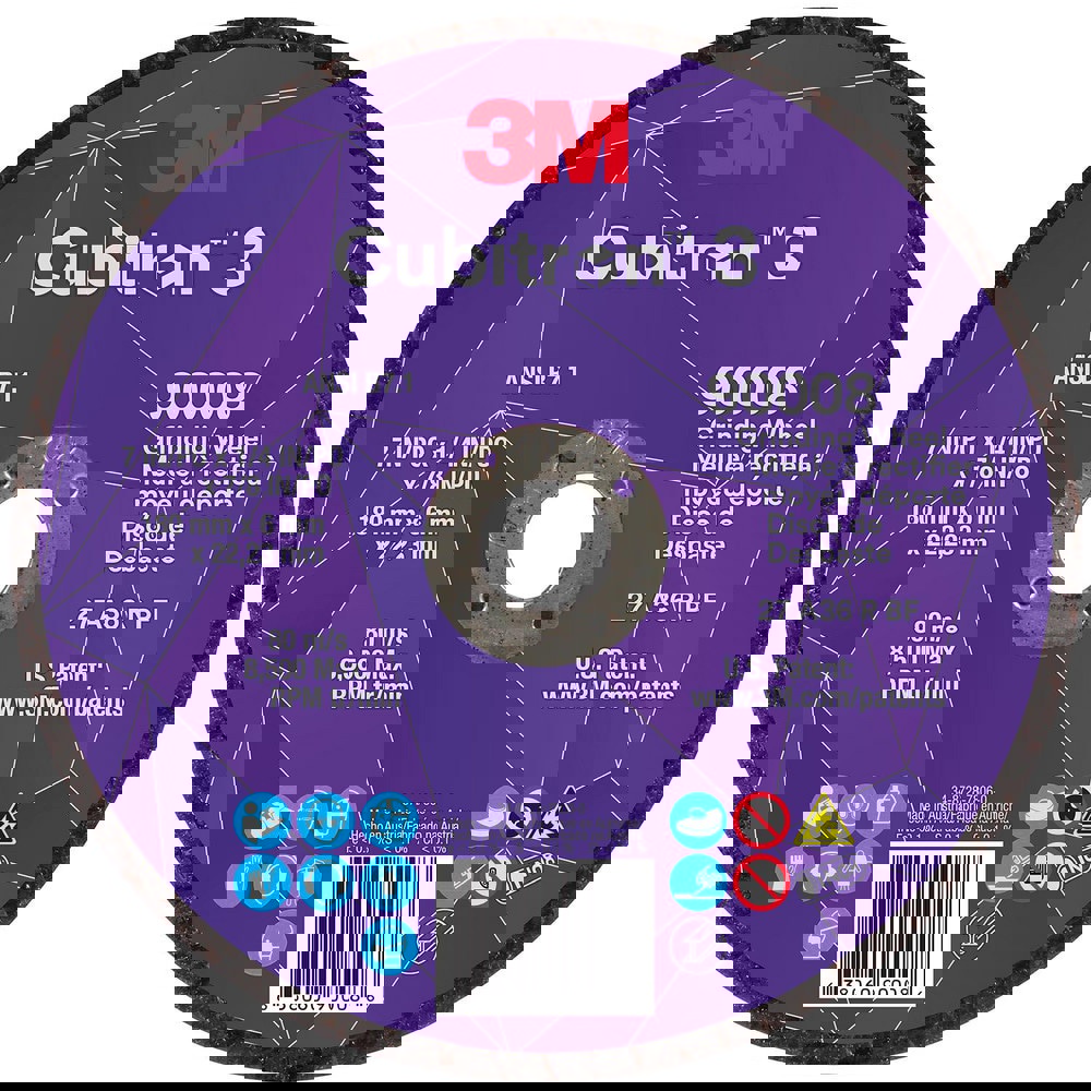 Depressed-Center Wheels; Wheel Diameter (Inch): 7 ; Wheel Thickness (Inch): 1/4 ; Hole Size: 7/8 (Inch); Wheel Type: Type 27 ; Abrasive Material: Precision Shaped Ceramic ; Grit: 36