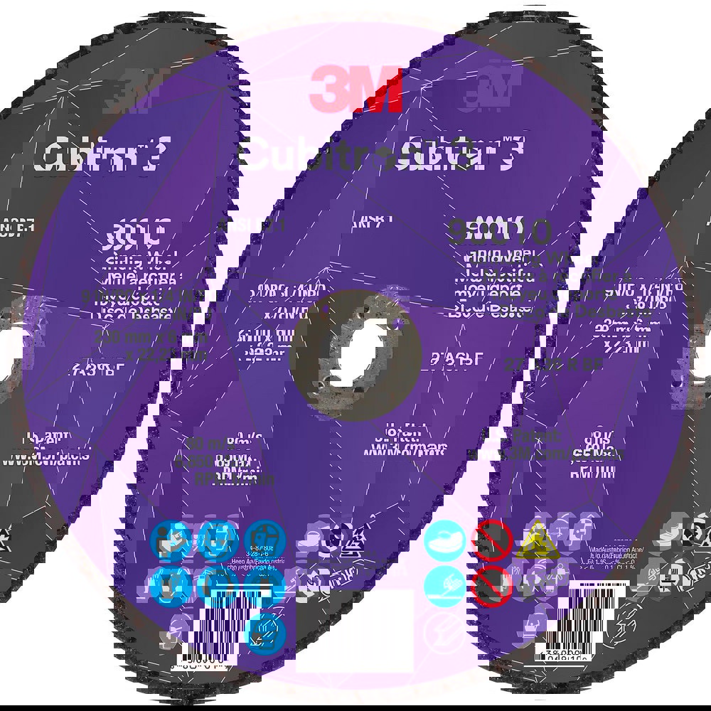 Depressed-Center Wheels; Wheel Diameter (Inch): 9 ; Wheel Thickness (Inch): 1/4 ; Hole Size: 7/8 (Inch); Wheel Type: Type 27 ; Abrasive Material: Precision Shaped Ceramic ; Grit: 36