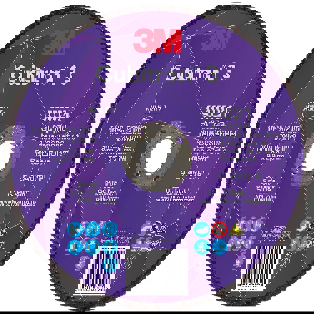 Depressed-Center Wheels; Wheel Diameter (Inch): 7 ; Wheel Thickness (Inch): 5/32 ; Hole Size: 7/8 (Inch); Wheel Type: Type 27 ; Abrasive Material: Precision Shaped Ceramic ; Grit: 36