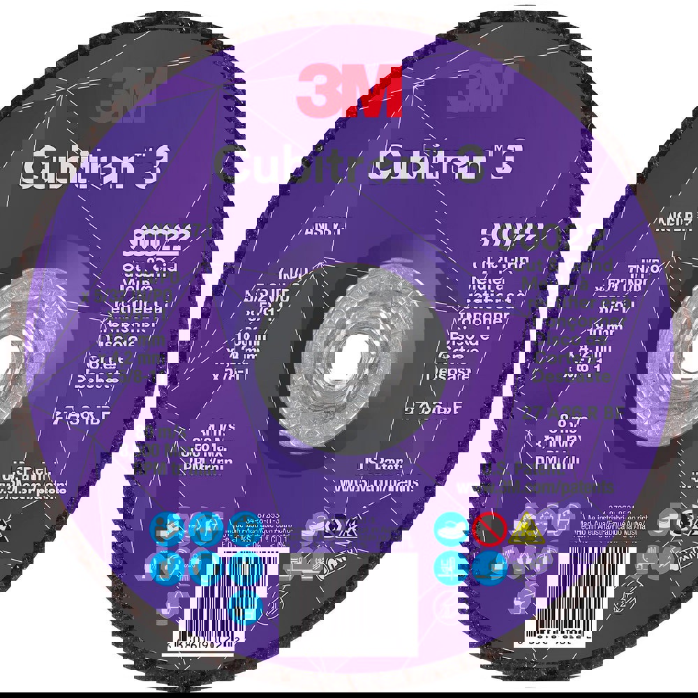 Depressed-Center Wheels; Wheel Diameter (Inch): 7 ; Wheel Thickness (Inch): 5/32 ; Hole Thread Size: 5/8-11 ; Wheel Type: Type 27 ; Abrasive Material: Precision Shaped Ceramic ; Grit: 36