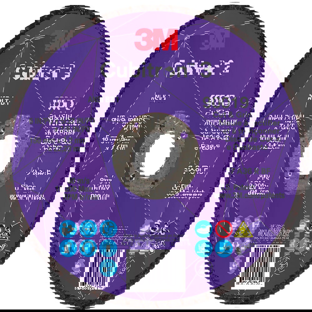 Depressed-Center Wheels; Wheel Diameter (Inch): 6 ; Wheel Thickness (Inch): 5/32 ; Hole Size: 7/8 (Inch); Wheel Type: Type 27 ; Abrasive Material: Precision Shaped Ceramic ; Grit: 36