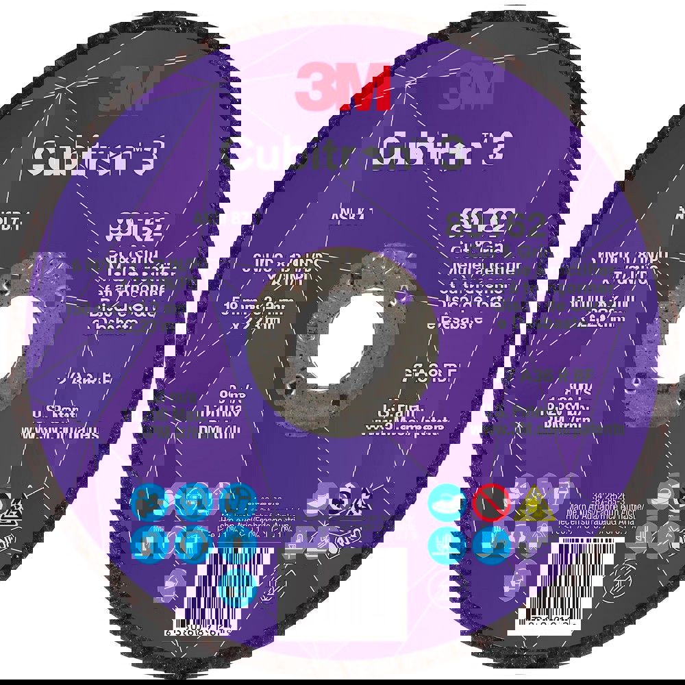 Depressed-Center Wheels; Wheel Diameter (Inch): 6 ; Wheel Thickness (Inch): 1/8 ; Hole Size: 7/8 (Inch); Wheel Type: Type 27 ; Abrasive Material: Precision Shaped Ceramic ; Grit: 36