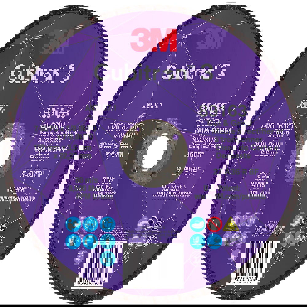 Depressed-Center Wheels; Wheel Diameter (Inch): 7 ; Wheel Thickness (Inch): 1/8 ; Hole Size: 7/8 (Inch); Wheel Type: Type 27 ; Abrasive Material: Precision Shaped Ceramic ; Grit: 36
