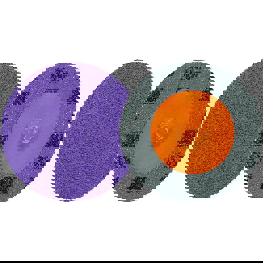 Quick Change Discs; Disc Diameter: 2 ; Abrasive Type: Coated ; Abrasive Material: Precision Shaped Ceramic ; Grit: 60+ ; Quick Change Compatibility: Roloc TR ; Attaching System: TR (Type III)