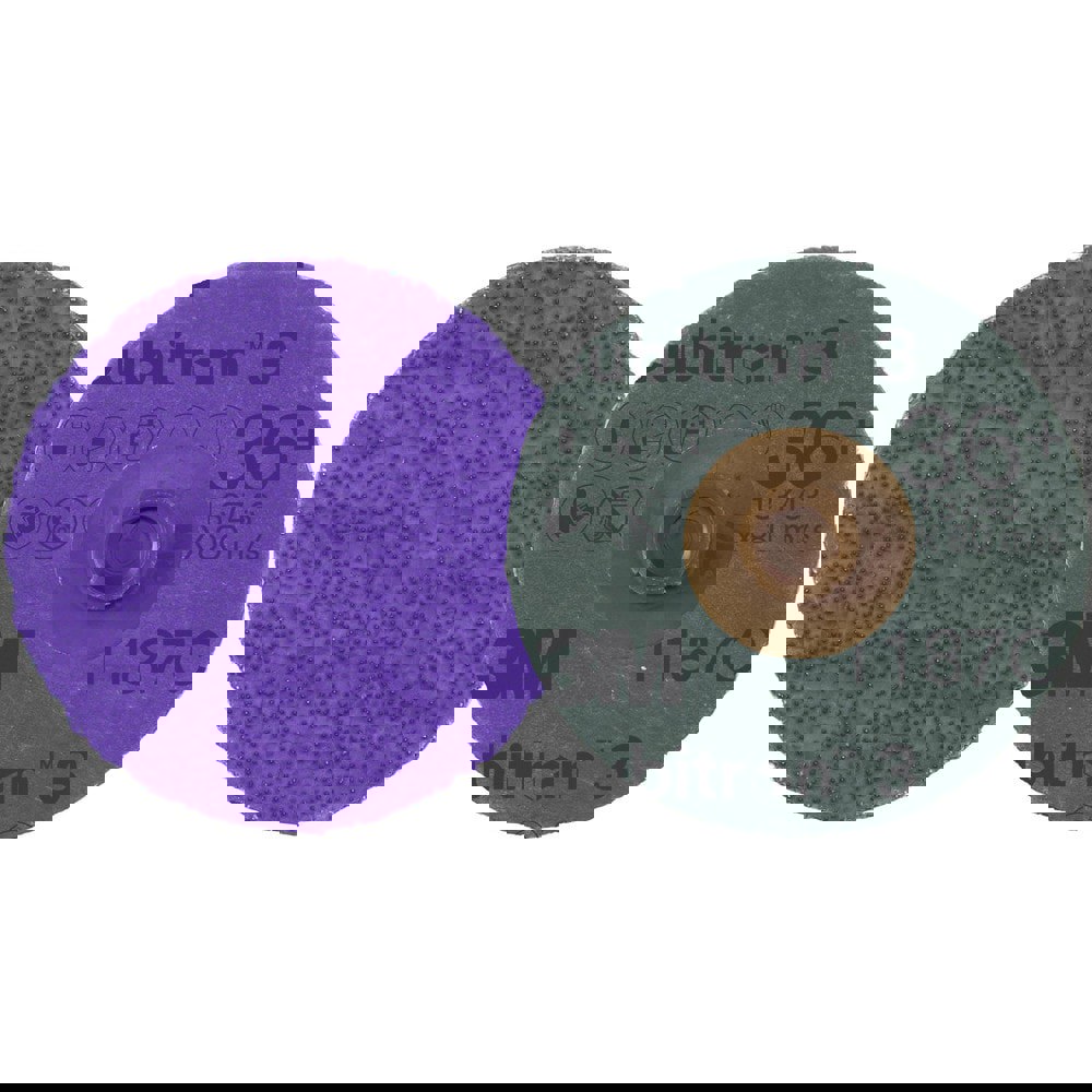 Quick Change Discs; Disc Diameter: 4 ; Abrasive Type: Coated ; Abrasive Material: Precision Shaped Ceramic ; Grit: 36+ ; Quick Change Compatibility: Roloc TS ; Attaching System: TS (Type II)