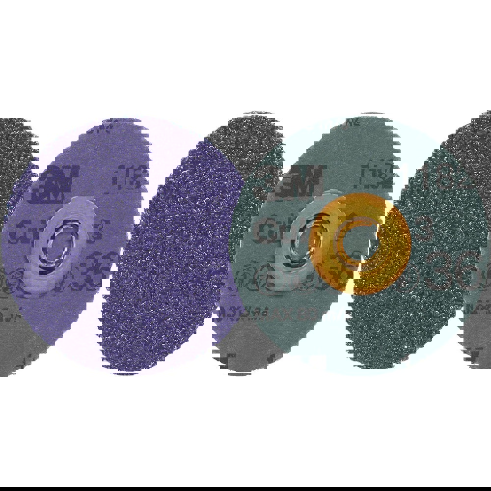 Quick Change Discs; Disc Diameter: 3 ; Abrasive Type: Coated ; Abrasive Material: Precision Shaped Ceramic ; Grit: 36+ ; Quick Change Compatibility: Roloc TSM ; Attaching System: Roloc TSM