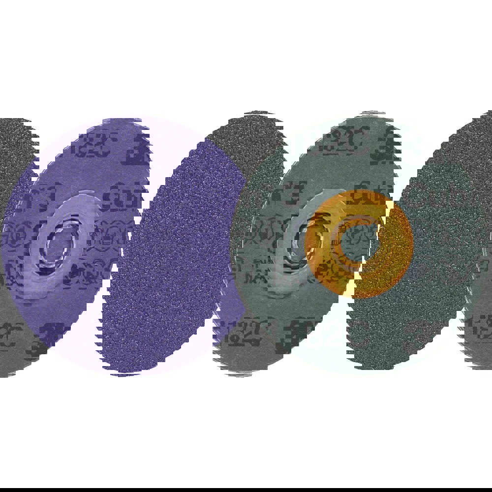 Fiber Discs; Disc Diameter (Inch): 5 ; Abrasive Material: Precision Shaped Ceramic ; Grit: 60 ; Center Hole Size (Inch): 7/8 ; Attachment Type: Arbor Hole ; Disc Color: Purple