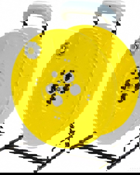 Cord & Cable Reel: 12 AWG, 100' Long, Outlet without Cable End