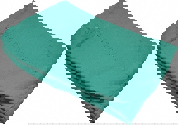 Non-Disposable Rain & Chemical-Resistant Coverall: Green, Nylon & Polyvinylchloride & Spunbound