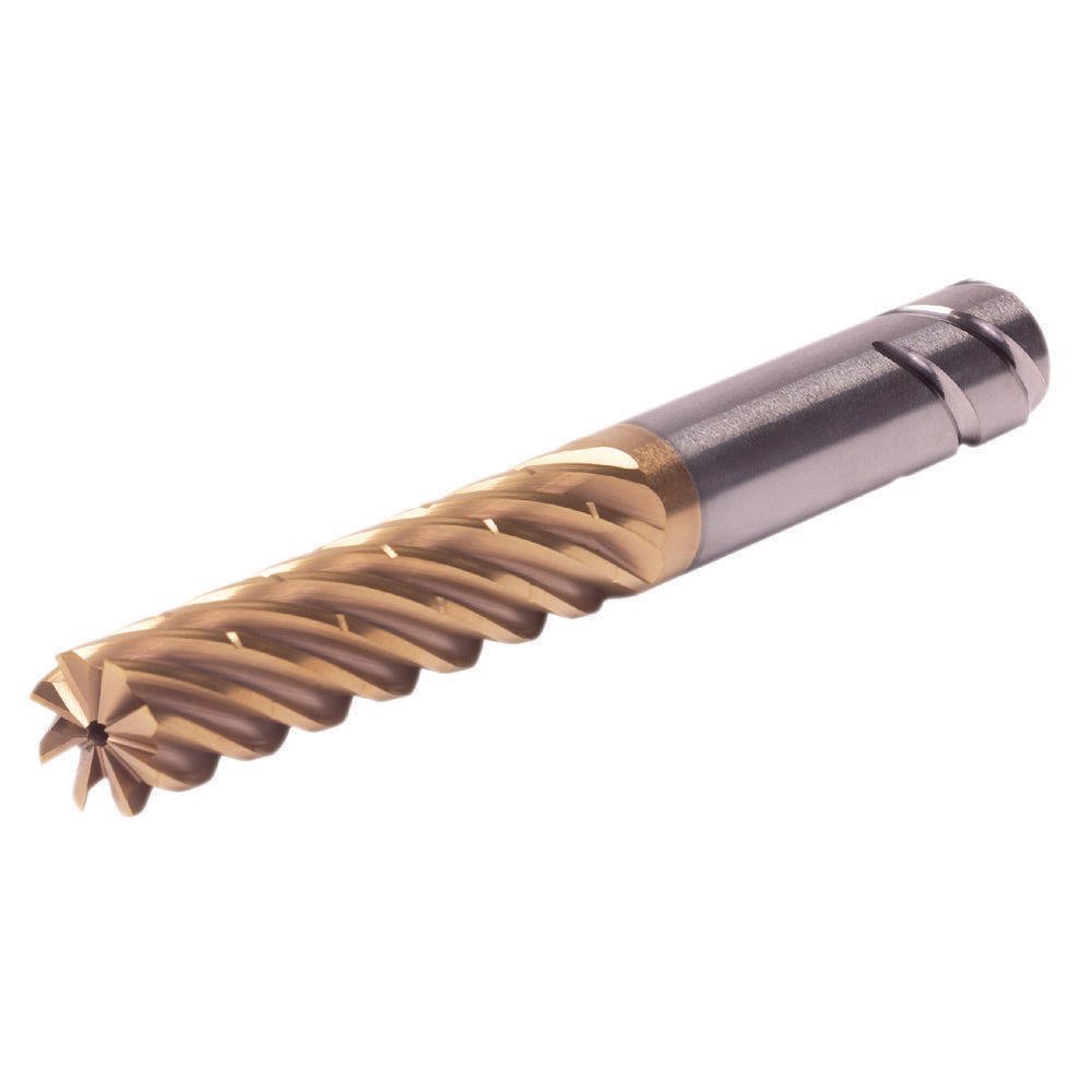 Roughing & Finishing End Mills; Mill Diameter (Fractional Inch): 1 ; Flute Type: Helical ; Number Of Flutes: 8 ; End Mill Material: Solid Carbide ; Length of Cut (Inch): 4 ; Coating/Finish: AlCrN