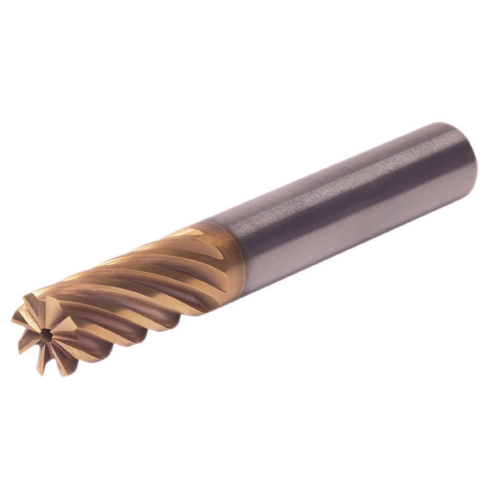 Roughing & Finishing End Mills; Mill Diameter (mm): 12.00 ; Flute Type: Helical ; Number Of Flutes: 8 ; End Mill Material: Solid Carbide ; Length of Cut (mm): 26.00 ; Coating/Finish: AlCrN