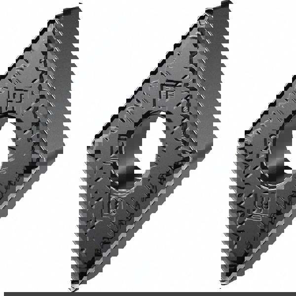 Turning Inserts; Relief Angle: 0.000 ; Corner Radius (mm): 0.80 ; Corner Radius (Inch): 1/32 ; Corner Radius (Decimal Inch): 0.0313 ; Included Angle: 80 ; Manufacturer Grade: KCU10B