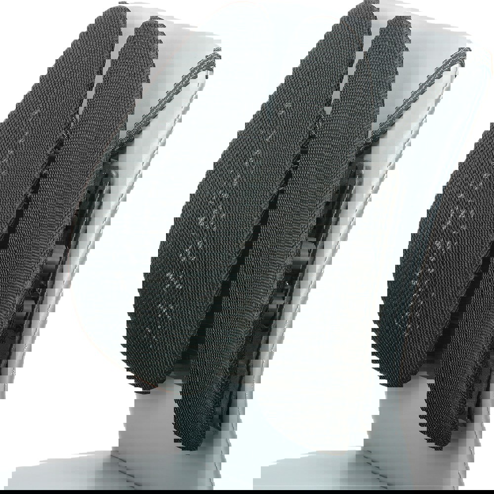 BACK REST, ERGONOMIC, ADJUSTABLE, BLACK, 17-1/4