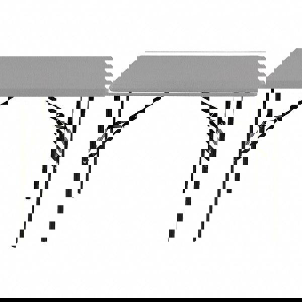 7110016716418, SKILCRAFT Blow Molded Folding Tables, Rectangular, 30w x 96d x 29h, Charcoal