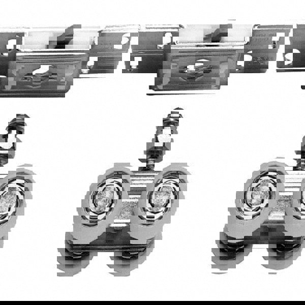 Box Rail Accessories; Type: Box Rail Bypass Door Hanger Kit ; For Use With: Bypassing Closet Doors