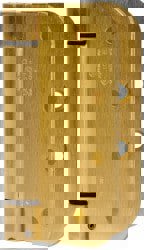 Specialty Hinges; Hinge Material: Steel ; Hinge Type: Spring ; Mount Type: Full-Mortise ; Finish: Satin Brass ; Load Capacity: 200lb ; Door Leaf Height: 4in