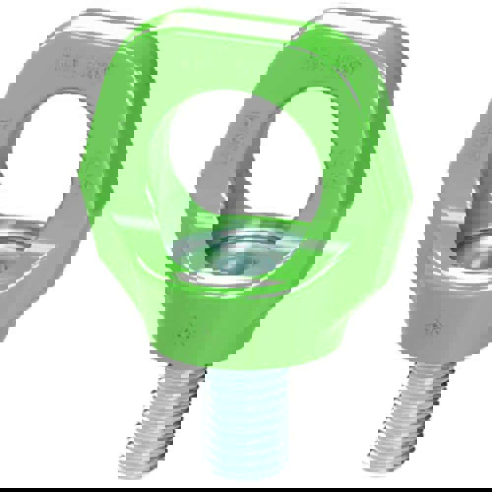 Pad Eyes & Lifting Eyes; Eye Type: Heavy-Duty Eye ; Work Load Limit: 1650lb ; Material: Forged Steel ; Finish: Powder Coated ; Thread Size: 1/2-13 in