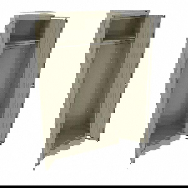 2 Shelf Wardrobe Storage Cabinet