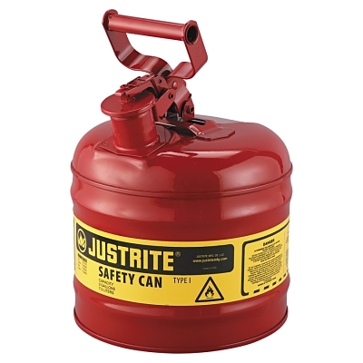 Safety Can: 2 gal, Steel