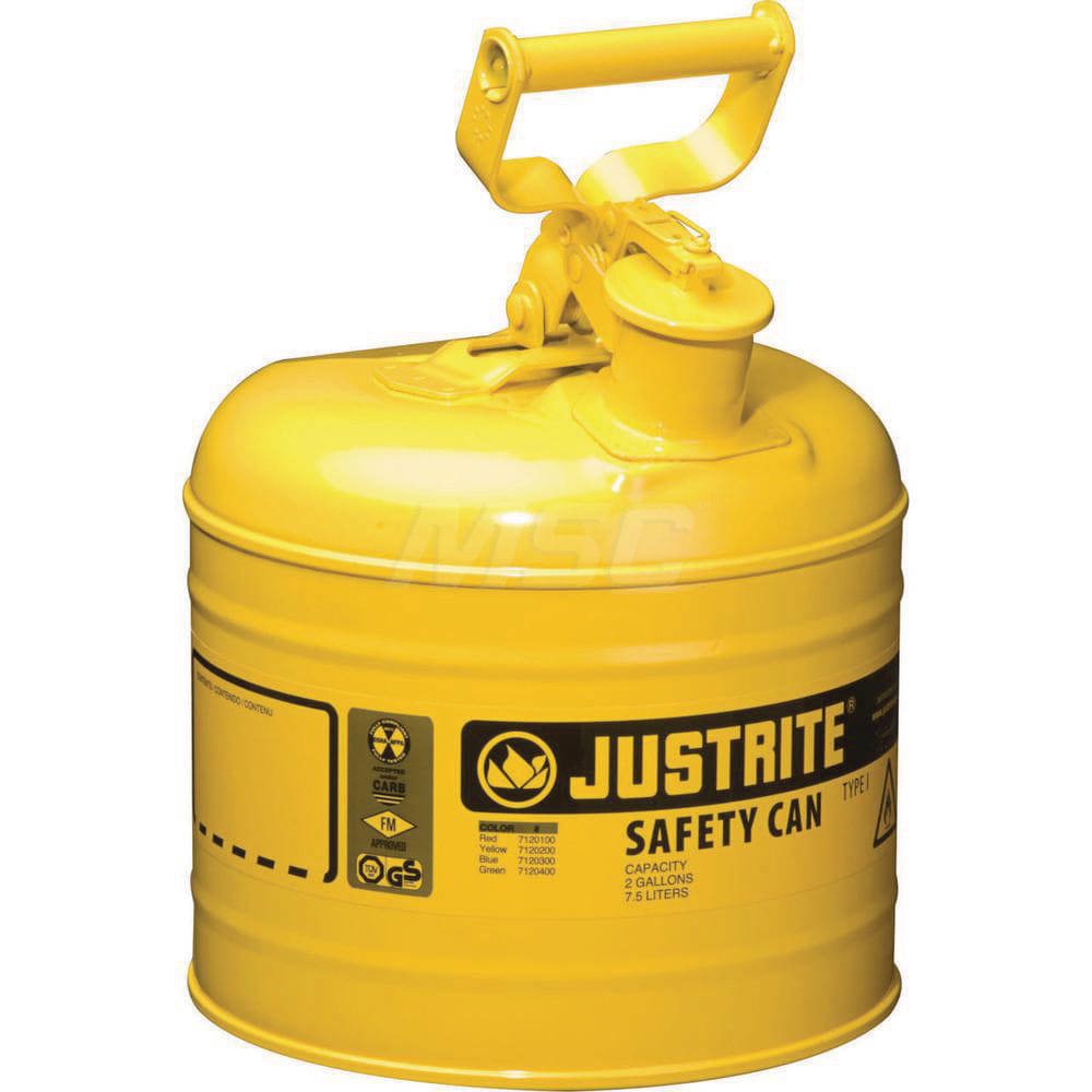 Safety Can: 2 gal, Steel