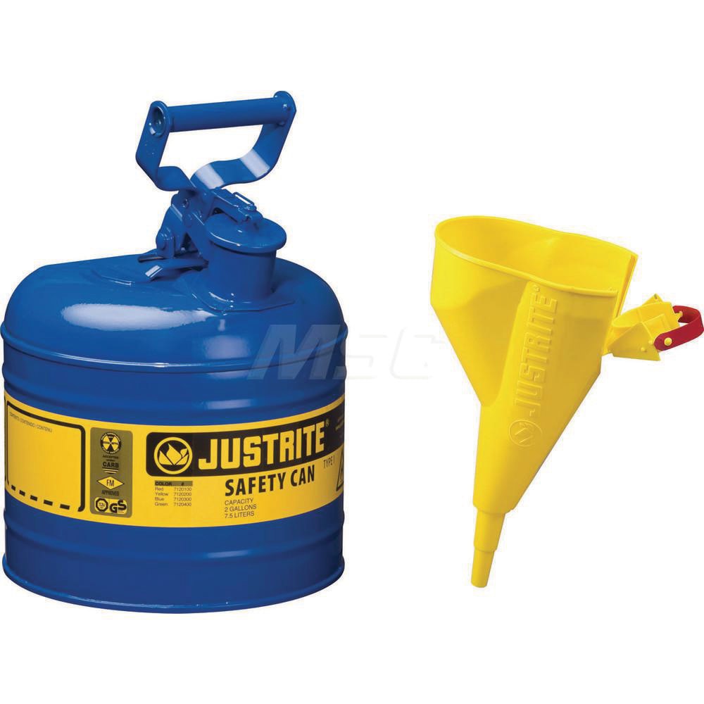 Safety Can: 2 gal, Steel