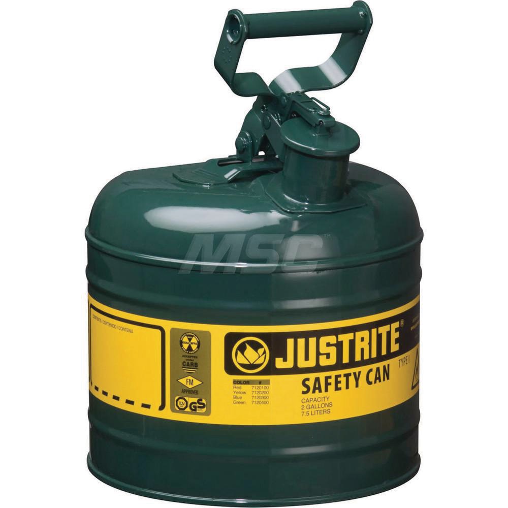 Safety Can: 2 gal, Steel