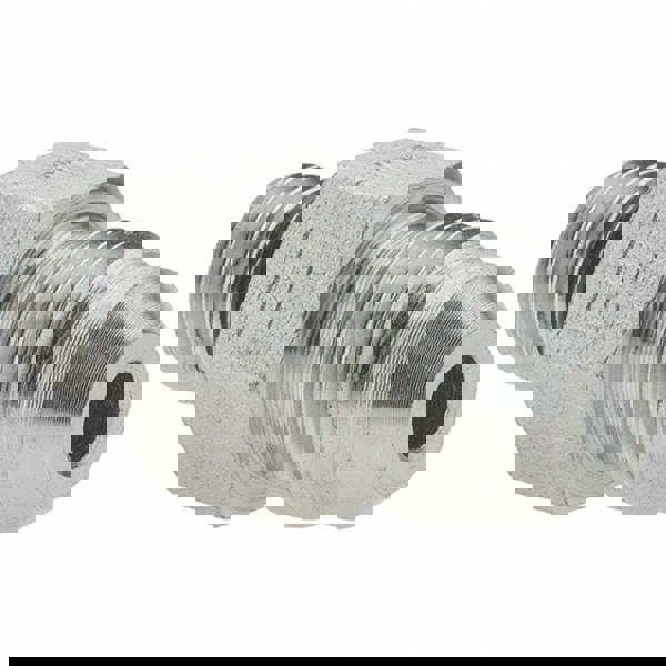 Steel Flared Tube Connector: 3/8