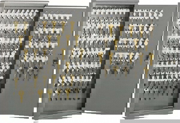 Key Control; Type: Key Box ; Number of Keys: 70 ; Color: Gray ; Height (Inch): 17.125in ; Width (Inch): 14in ; Overall Depth: 3.125