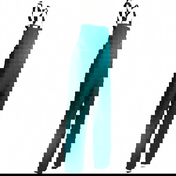 Non-Disposable Rain & Chemical-Resistant Bib Overalls: Size 3X-Large, Green, PVC