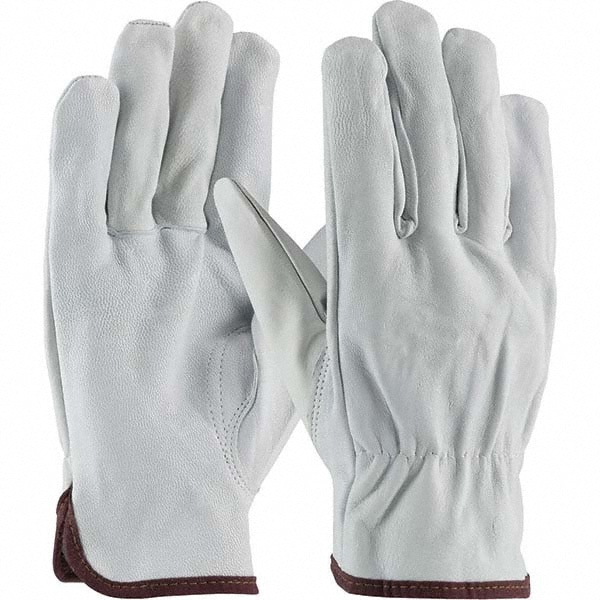 Work Gloves: PiP 71-3600, Size Large, Goatskin Leather Lined, Goatskin Leather, General Purpose
