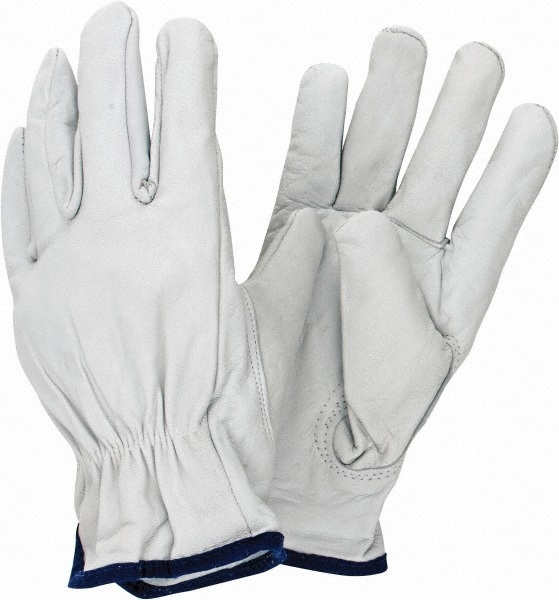 Work Gloves: PRO-SAFE Size X-Large, Not Lined, Goatskin