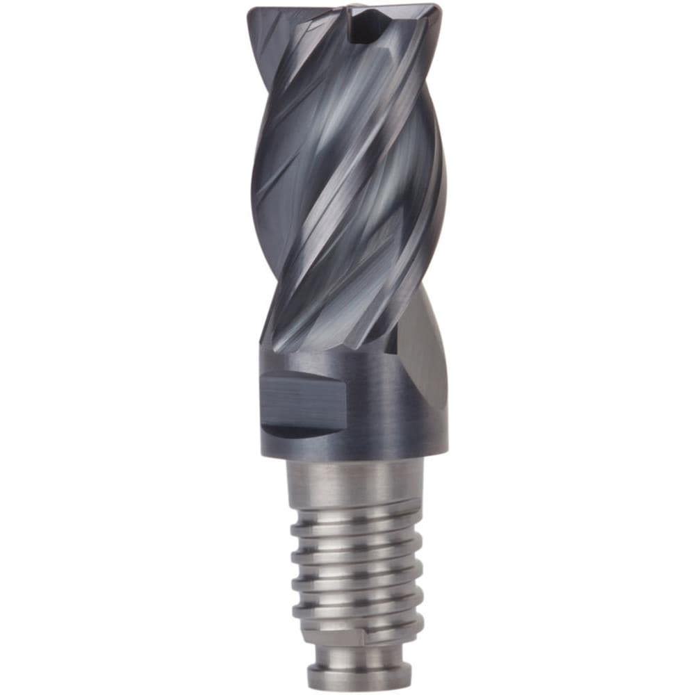 Corner Radius & Corner Chamfer End Mill Heads; Mill Diameter (mm): 31.75 ; Mill Diameter (Inch): 1-1/4 ; Chamfer Width (mm): 0.510 ; Chamfer Angle: 45.000 ; Length of Cut (Inch): 1-7/8 ; Length of Cut (mm): 47.6300