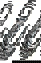 6,600 Lb Capacity, Chain Grade 70, Steel Eye Hook