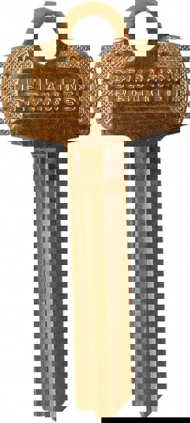 TD Keyway Blank Brass/Zinc Alloy Key Blank