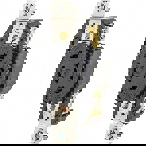 Twist Lock Receptacles; Receptacle/Part Type: Receptacle; Gender: Female; NEMA Configuration: L14-20R; Flange Style: No Flange; Amperage: 20 A; Number Of Poles: 3; Number Of Wires: 4; Maximum Cord Diameter: 29.20 mm; Resistance Features: Impact-Resistant;