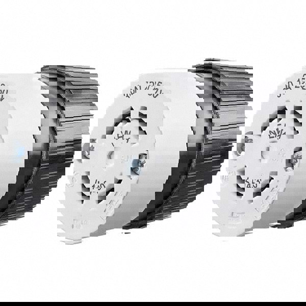 Locking Inlet: Connector, Industrial, L14-30R, 125 & 250V, Black & White