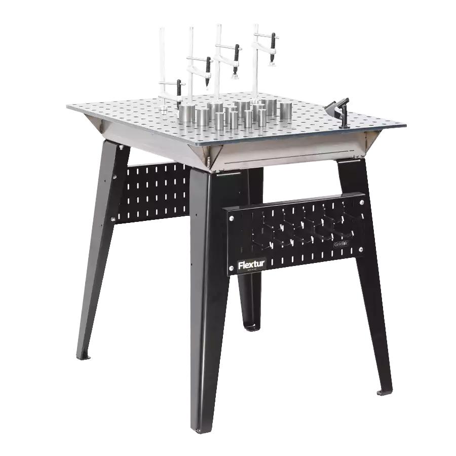 Welding Tables; Overall Width: 30 in ; Overall Length: 36 in ; Shape: Rectangle ; Maximum Load Capacity: 1000.00 ; Material: Steel ; Finish: Metal; Powder Coated