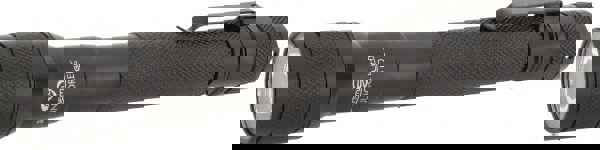 Handheld Flashlight: LED, 225 Lumens, 10 hr Max Run Time, AA Battery (Included)