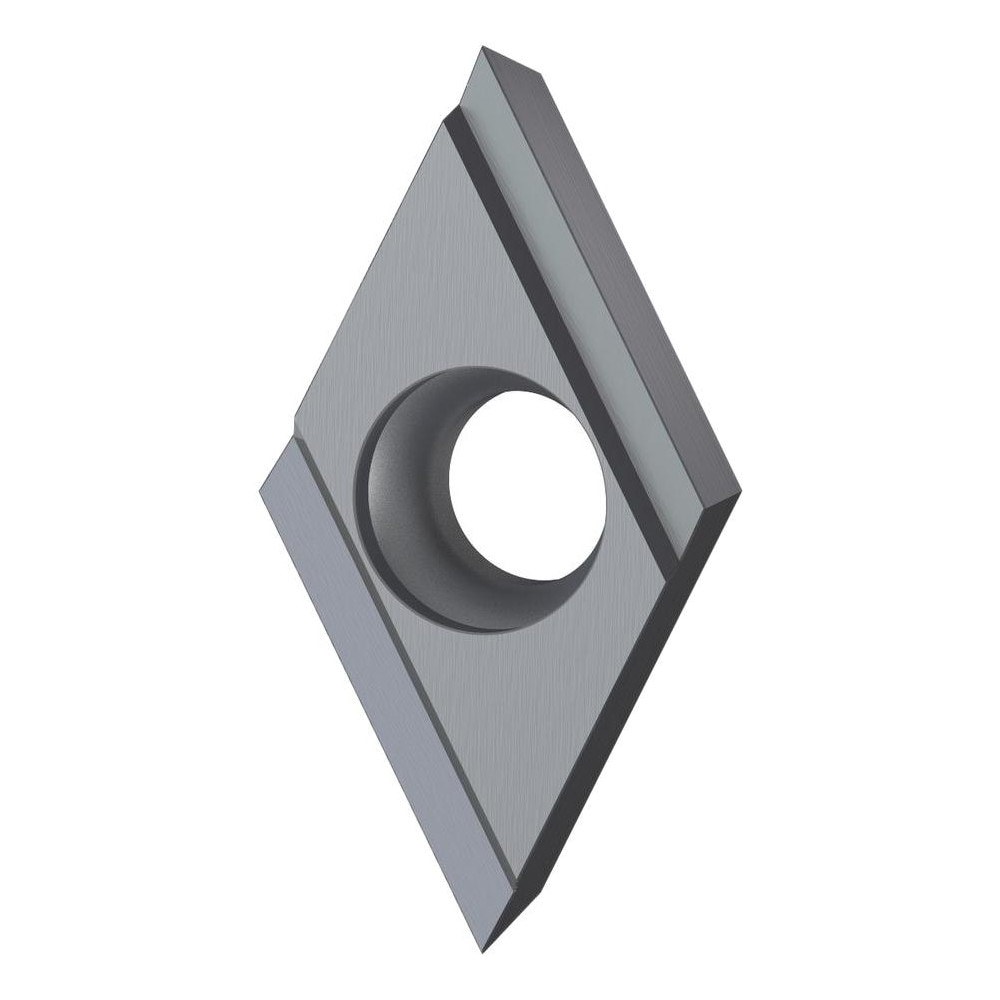 Turning Inserts; ANSI Insert Code: DCET32502 ; ISO Insert Code: DCET11T301 ; Relief Angle: 7.000 ; Insert Style: DCET ; Corner Radius (Decimal Inch): 0.0040 ; Included Angle: 55.00