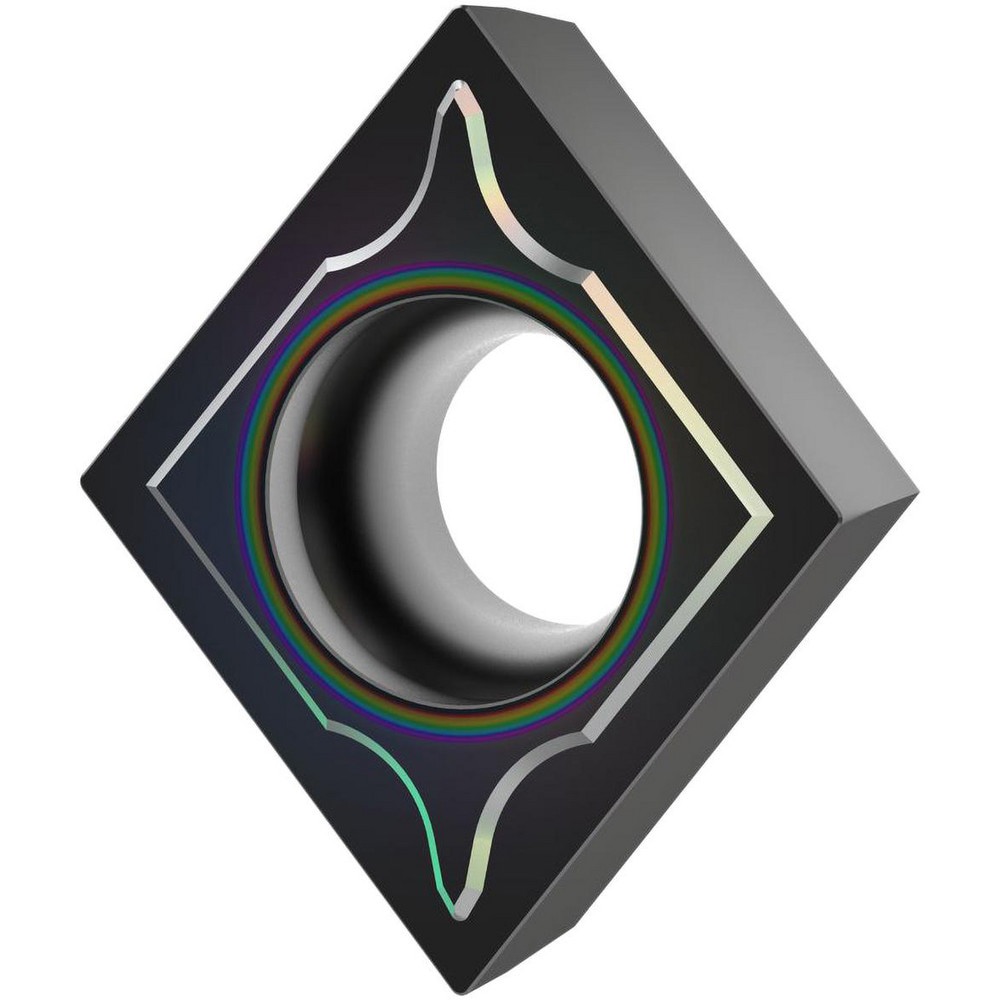 Turning Inserts; ANSI Insert Code: CCGT21502 ; ISO Insert Code: CCGT060201 ; Relief Angle: 7.000 ; Insert Style: CCGT ; Corner Radius (Decimal Inch): 0.0040 ; Included Angle: 35.00