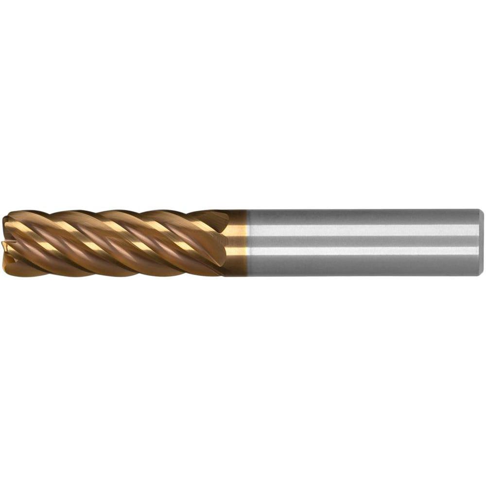 Corner Radius & Corner Chamfer End Mills; Mill Diameter (Inch): 3/8 ; Mill Diameter (Decimal Inch): 0.3750 ; Mill Diameter (mm): 9.53 ; Number Of Flutes: 6 ; Length of Cut (Inch): 1 ; Length of Cut (mm): 25.4000