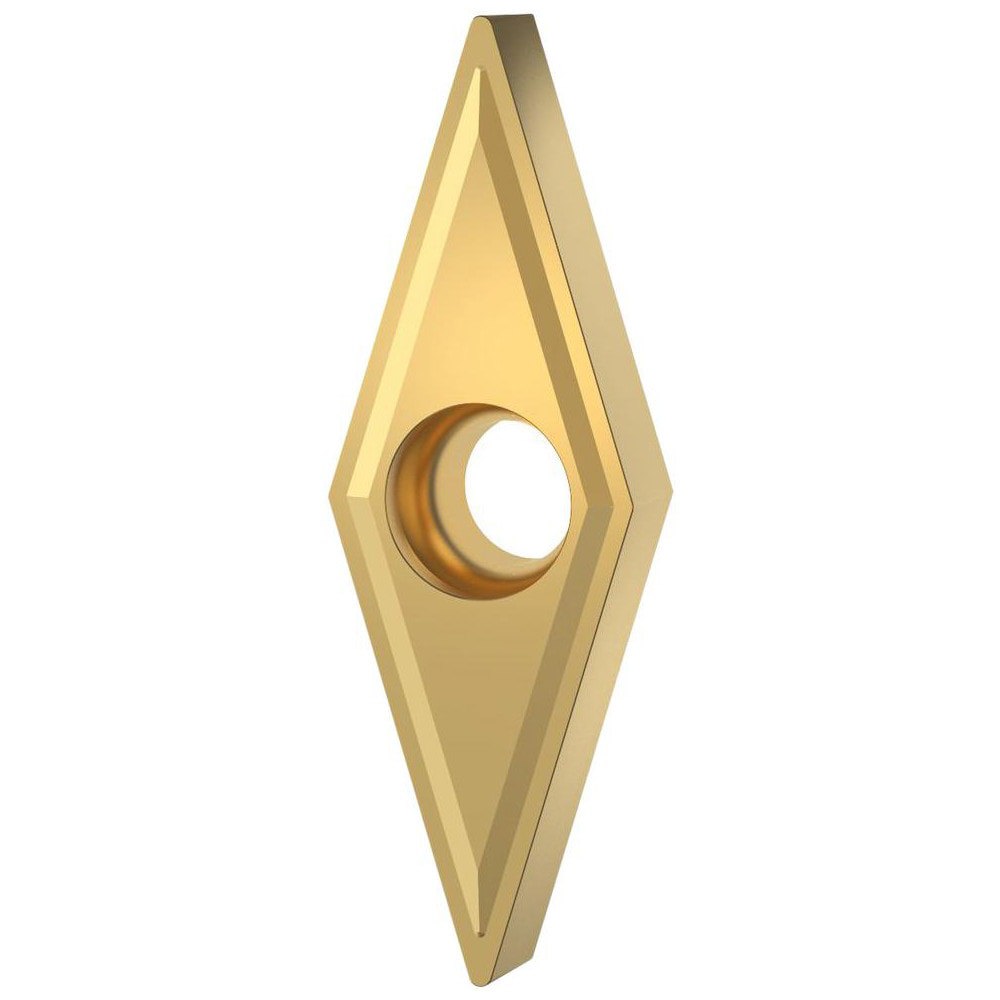 Turning Inserts; ANSI Insert Code: VBMT332 ; ISO Insert Code: VBMT160408 ; Relief Angle: 5.000 ; Insert Style: VBMT ; Corner Radius (Inch): 1/32 ; Corner Radius (Decimal Inch): 0.0313